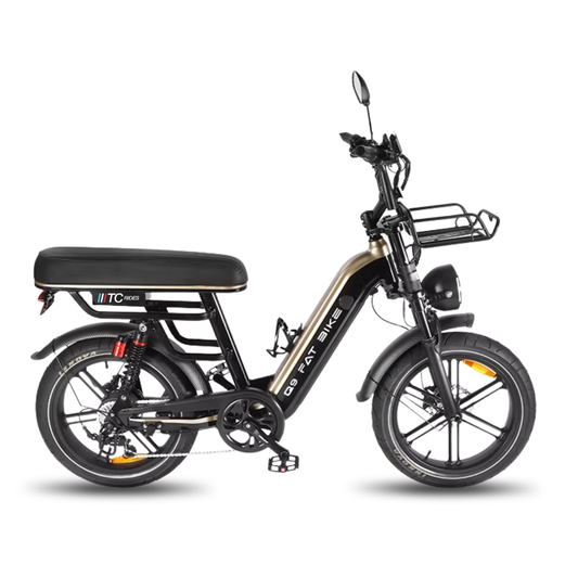TC Rides Q9 Step Through — 1000W Fat Tyre E-Bike NZ | Comfort Meets Power