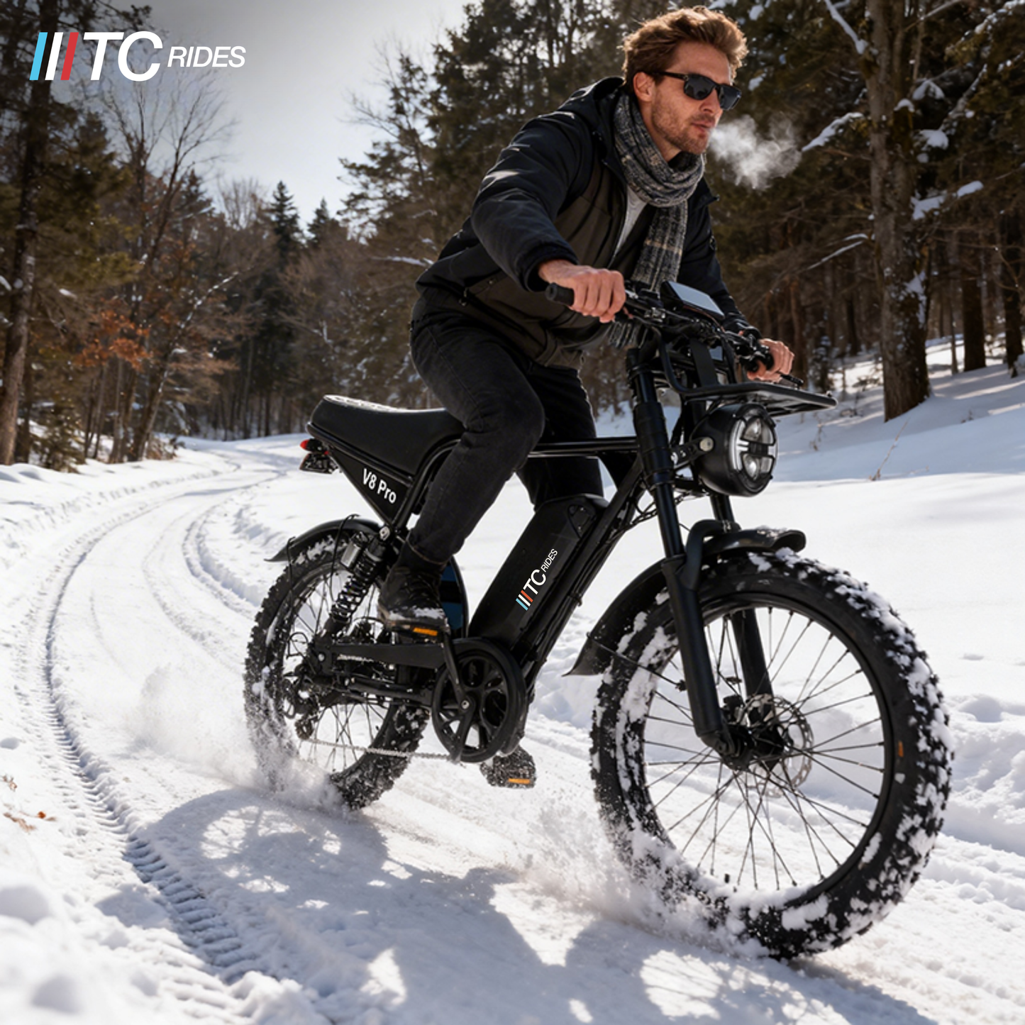 TC Rides V8 Pro 1000W Fat Tyre E-Bike NZ — Power Meets Practicality