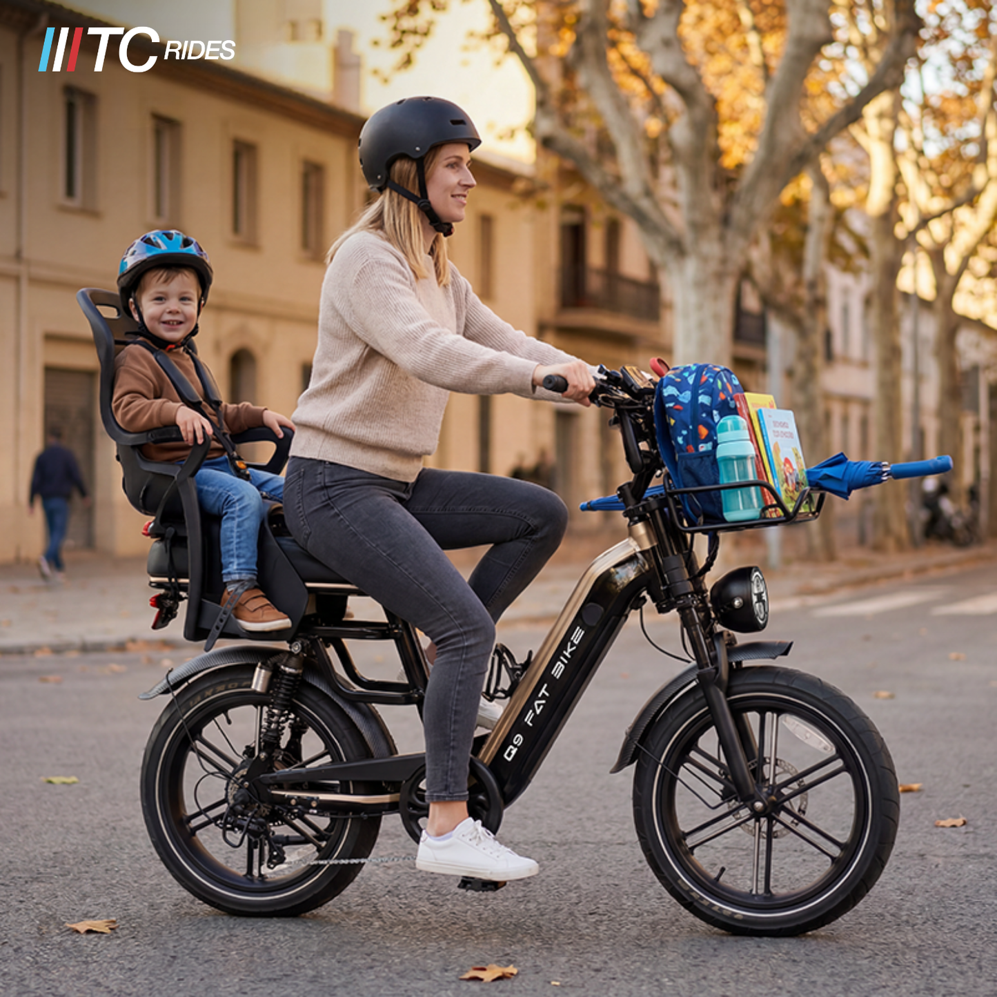TC Rides Q9 Step Through — 1000W Fat Tyre E-Bike NZ | Comfort Meets Power